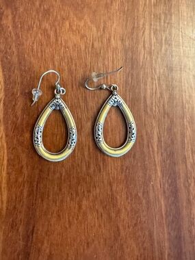 Brighton Gild the Lily Oval Earrings